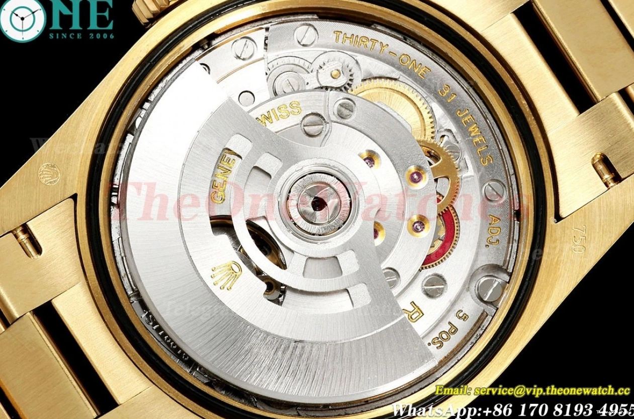 Weight) DayDate VR3255(Gain Rmn White YG QF 36mm YG V3 128238 0405